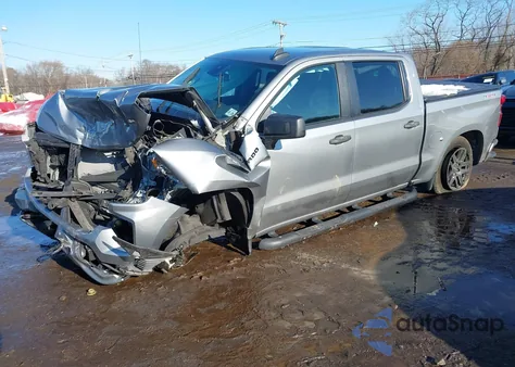 2023 Chevrolet Silverado 1500 4Wd Short Bed Custom из США, поврежденный, VIN 3GCPDBEK2PG360983